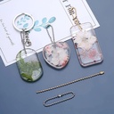 Ketting voor bv Sleutelhanger Goudkleur / set van 5 voor Epoxy Resin