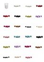 Rijgparels Pearls 12 mm goud 220 gr. 250 pcs 