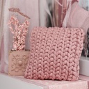 Strickschlauch Knitted tube Pale Berry 510 voor dik knoop en vlechtwerk