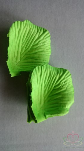 Blad Zijden blaadjes LichtGroen rozenblaadjes pakje 