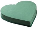 Hart 40 cm Dicht met openingen voor pootjes steekschuimvorm oase voor verse bloemen