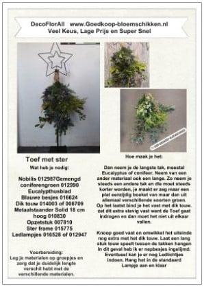 DIY Werkbeschrijving Toef met Ster 