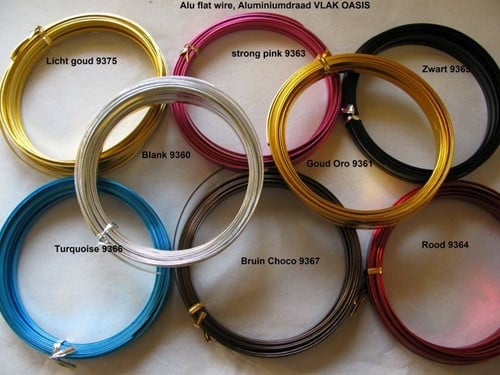 Oasis Aluminiumdraad Wire 94621 Goud 2 mm 100 gram