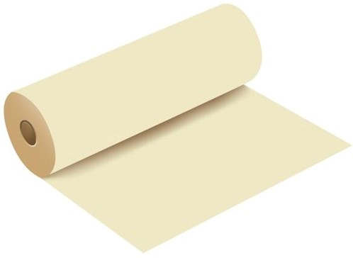 Bloemenpapier cadeaupapierkraftpapier Ivory rol 50 cm x 3 kg