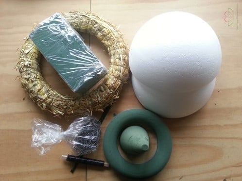 Kerstpakket startpakket hobby en bloemschikken basis 25