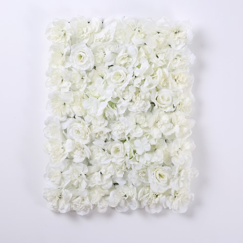 Flowerwall New Hydrangea Dahlia 40x60 cm 3D Ivory