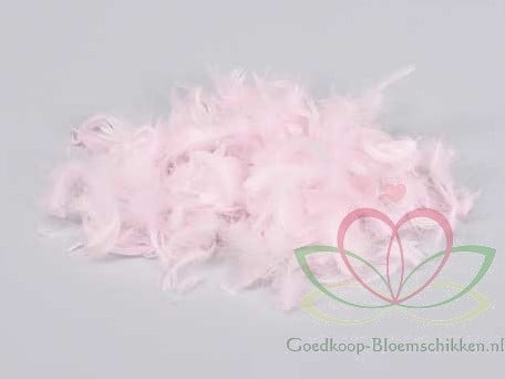 Veren Echte veertjes ZachtRoze 20 gram