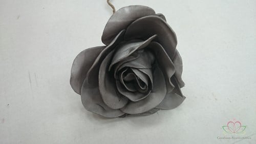 Foamroos Chic Grey 12 cm per stuk