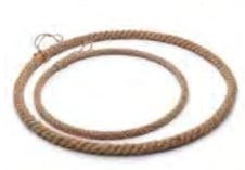 Krans Ring Dik omwikkeld met touw 50 cm per stuk
