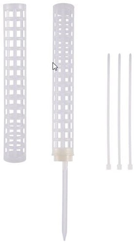 Mosstok Clear met 1 opzetstuk om te vullen met veenmos planten totems set