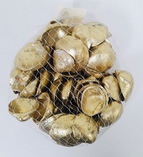 [A-022227] Cockels schelpen Goud 1 kilo geverfd