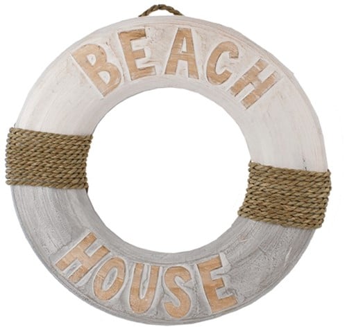 [A-024215] Reddingsboei Boei Grijs Wit 40cm 