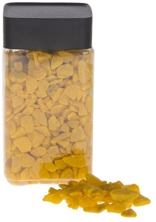 [A-019245] Decoratiesteentjes Geel Rocks 9-13 mm 600 gram