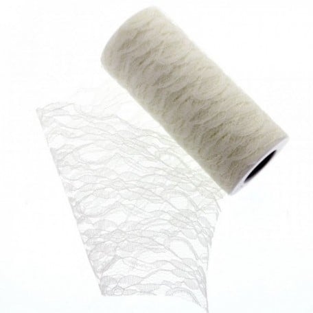 [A-012611] Kant lint Creme 15 cm rol 10 meter