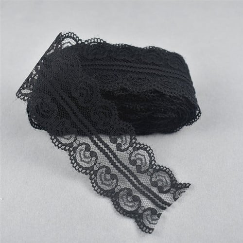 [A-023614] Budget Kant Zwart ca. 45mm 10 yard 