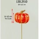 [A-008774] Pompoentjes Oranje op steker 5 cm per stuk