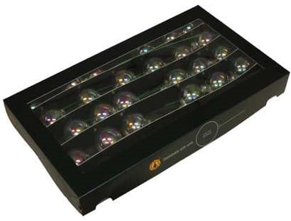 [A-026081] Kerstballen op Lange draad Clear Pearl 4 cm 30 stuks