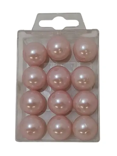 [A-004022] Parels Rijgparels WM 18 Lichtroze 20 mm ca. 50 gram