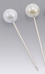 [A-011931] Parelspelden Wit 15 mm 10 stuks