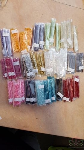 [A-012602] Rijgparels 4 Zilver Antraciet 4 mm ca. 300 stuks