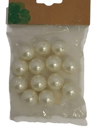 [A-018326] Parel, rijgparels 20 mm 50 gr hbl85-0088-057 Pearl  