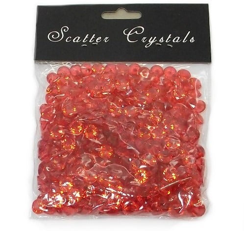 [A-019544] Diamantjes los strooidiamantjes Rood 10 mm 100 gram