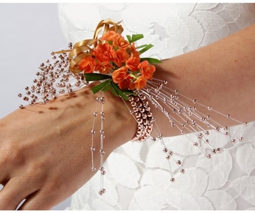 [A-015741] Corsage Polscorsage Delicate Kids Rose Goud smalle polsen 3-8 jaar