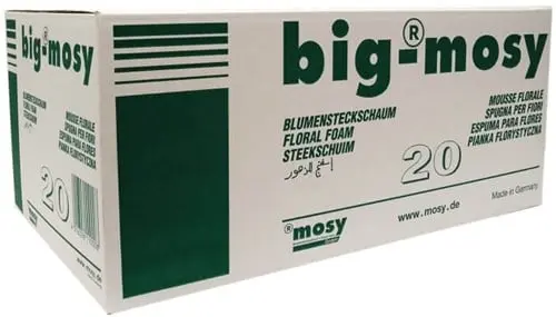 [A-003064] Aanbieding Steekschuim grote blokken / oase voor verse bloemen Doos20 23 x 11 x 8 cm