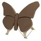 [A-027223] OASIS® Bioline Bio Vlinder Butterfly 56 × 40 cm met staander biologisch afbreekbaar oase voor verse bloemen