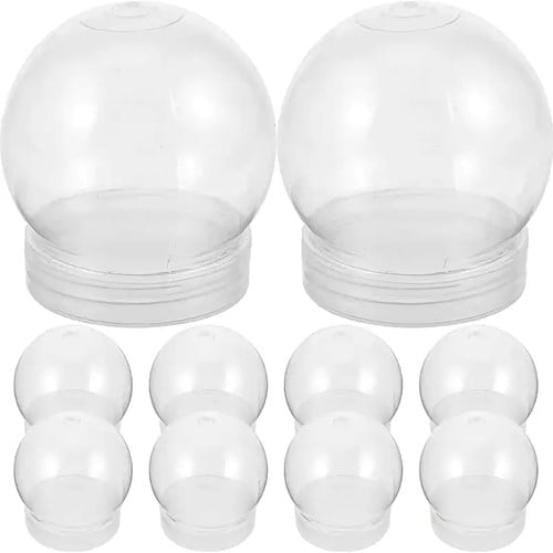 [A-027280] Sneeuwbol schuddebol met schroefdeksel per stuk