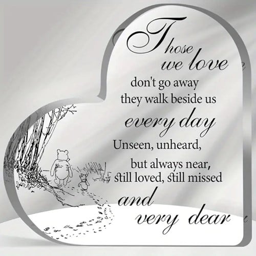 [A-025959] Hart van Epoxy Those we Love 10*1 cm Persoonlijk aandenken