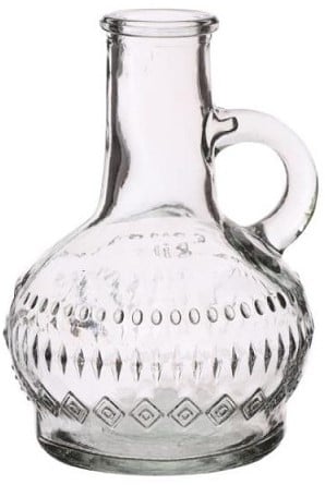 [A-023076] Glazen Flesje Lille Clear h.10 Ø7 cm per stuk 