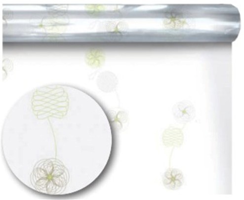 [A-024135] Cellofaanfolie Bloemenfolie Inpakfolie Liny Groen 35 micron 60 cm x 120 meter