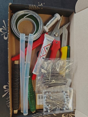 [A-025036] Kerstpakket startpakket hobby en bloemschikken 30