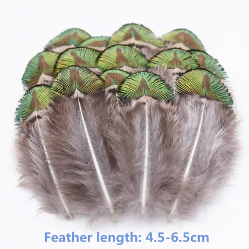 [A-025469] Luxe Veertjes Orange Tip voor Dromenvanger ca. 30 stuks