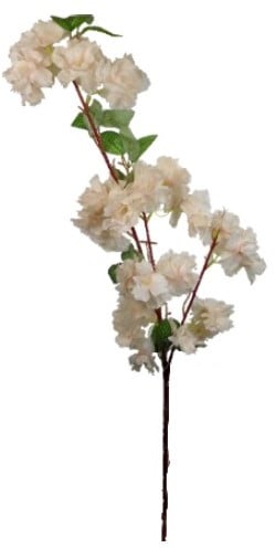 [A-016610] Bloesem Tak Peach Zijdenbloem 104 cm