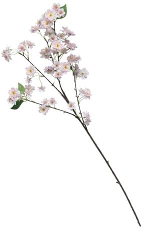 [A-024529] Bloesem Tak Lichtroze Ivory Lilac Zijdenbloem