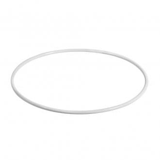 [A-019491] Metalen ring Wit gelakt 30 cm per stuk