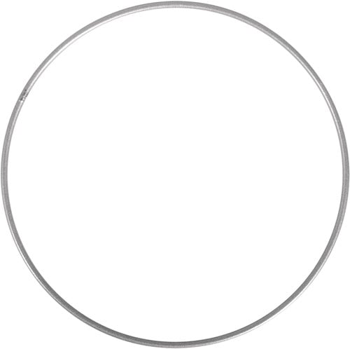 [A-022125] Metalen ring Zilver gelakt 30 cm per stuk