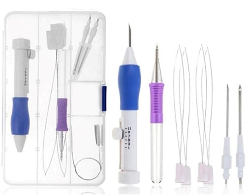 [A-023849] Punchnaalden set Verstelbaar Kunststof DIY 7-delig per set 