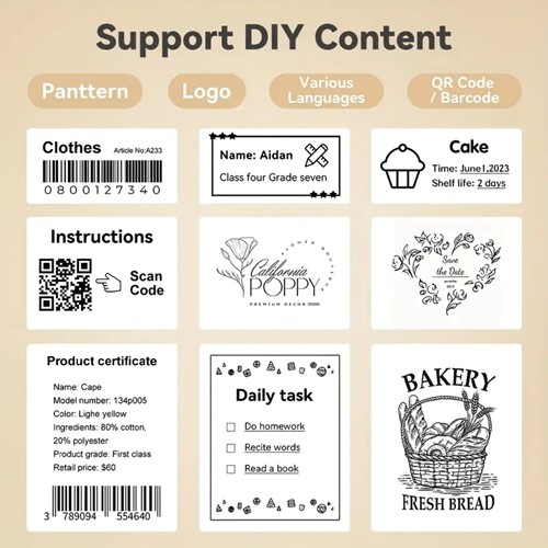 [A-027415] Thermische labels Blanco etiketten voor thermal labelprinters M110 M110S M120 M200 M220 M221 Wit vierkant 50x50 mm rol 150 stuks