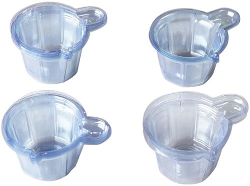 [A-024307] Mengbekertjes met tuitje 30 cc set ca. 10 stuks voor Epoxy resin en hobby’s