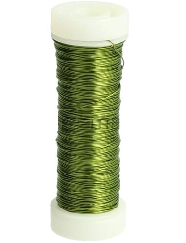 [A-027743] Myrtendraad Olijf 0,3 mm 100 gram 