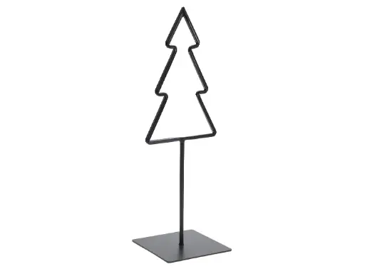 [A-027787] Metalen frame Kerstboom Boom op voet 'Basic' staand 44cm 